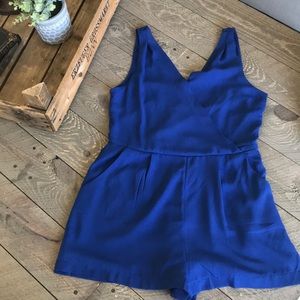 Royal blue romper